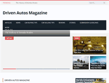 Tablet Screenshot of drivenautos.com